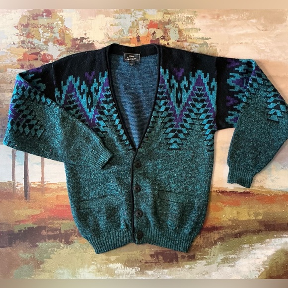 SEARS - Vintage Men’s Cardigan - Picture 1 of 10